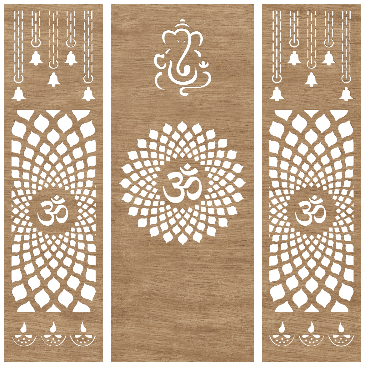 Mandir Side Back Panel Jaldi Design 1 preview