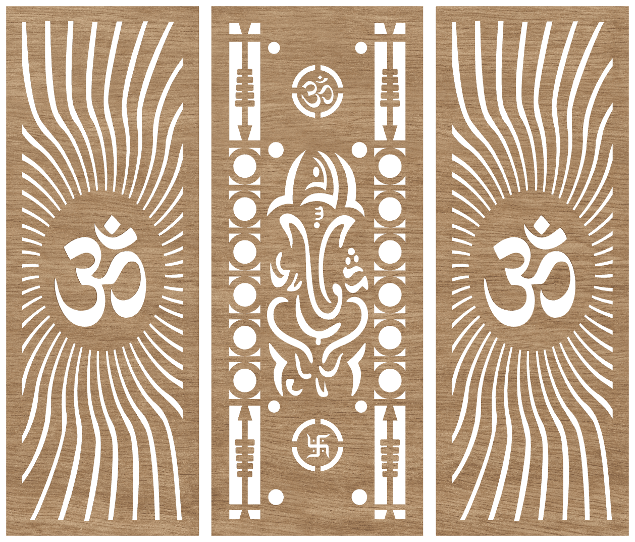 Mandir Side Back Panel Jaldi Design 3 preview