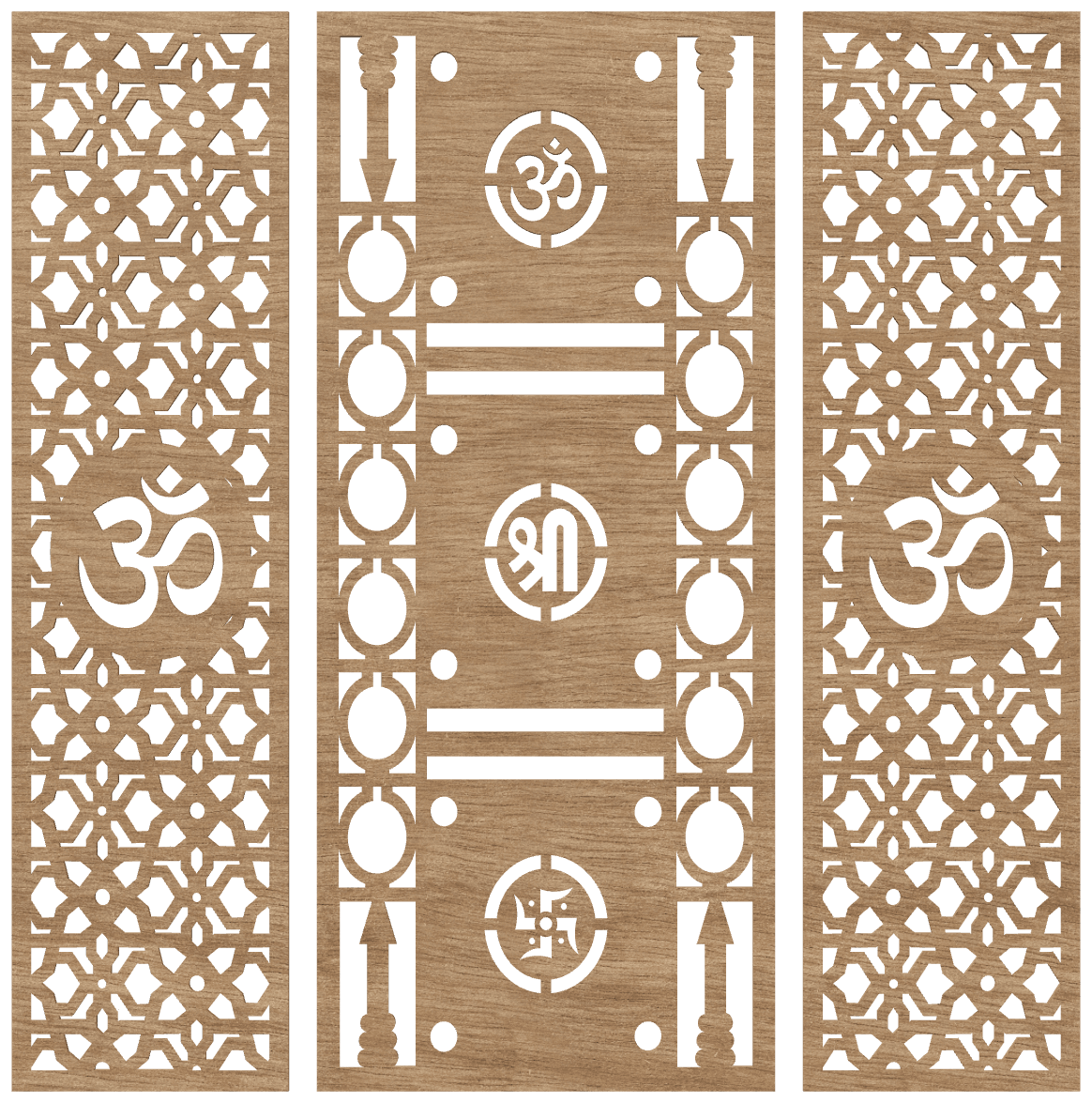 Mandir Side Back Panel Jaldi Design 4 preview