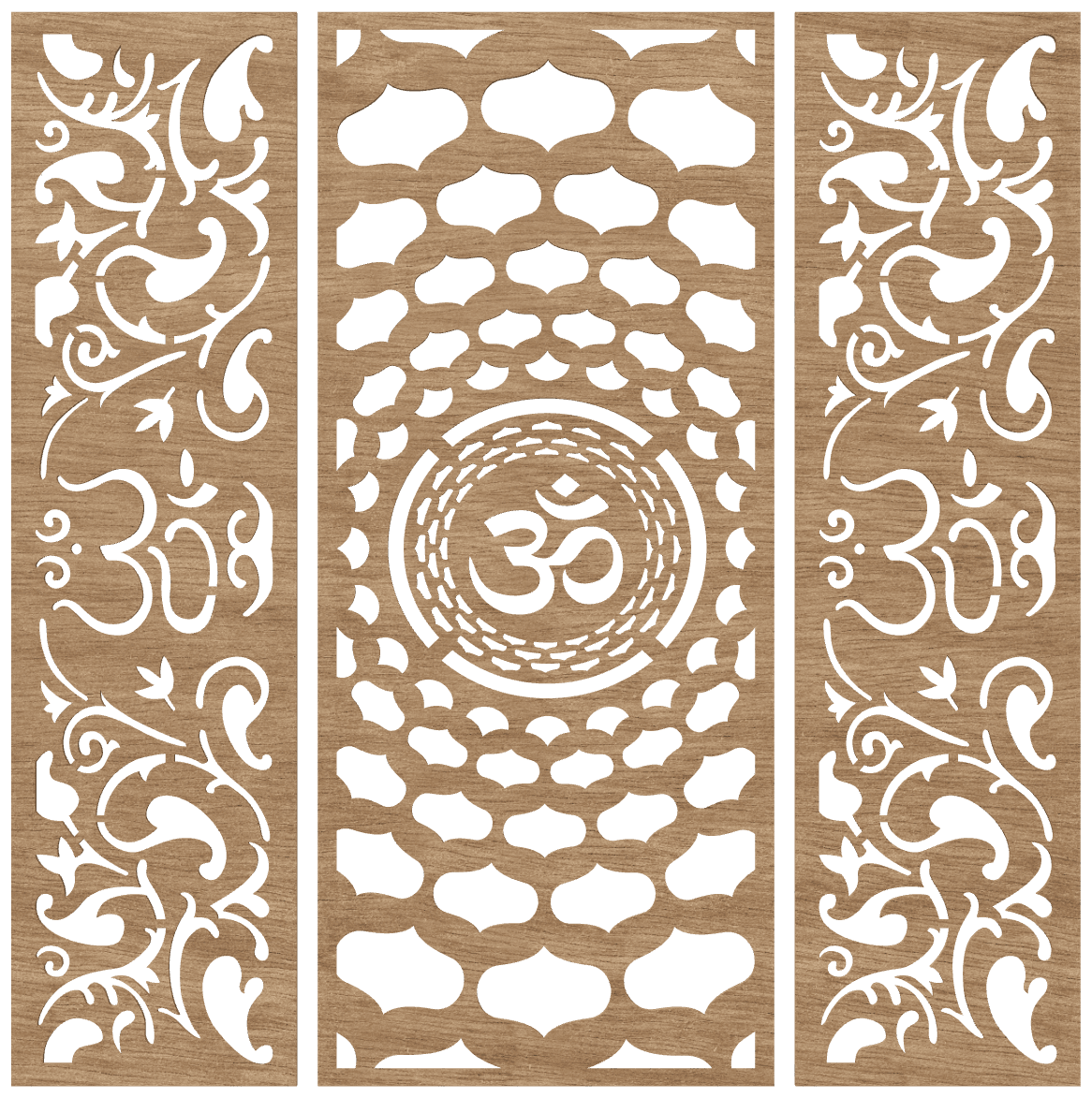 Mandir Side Back Panel Jaldi Design 6 preview