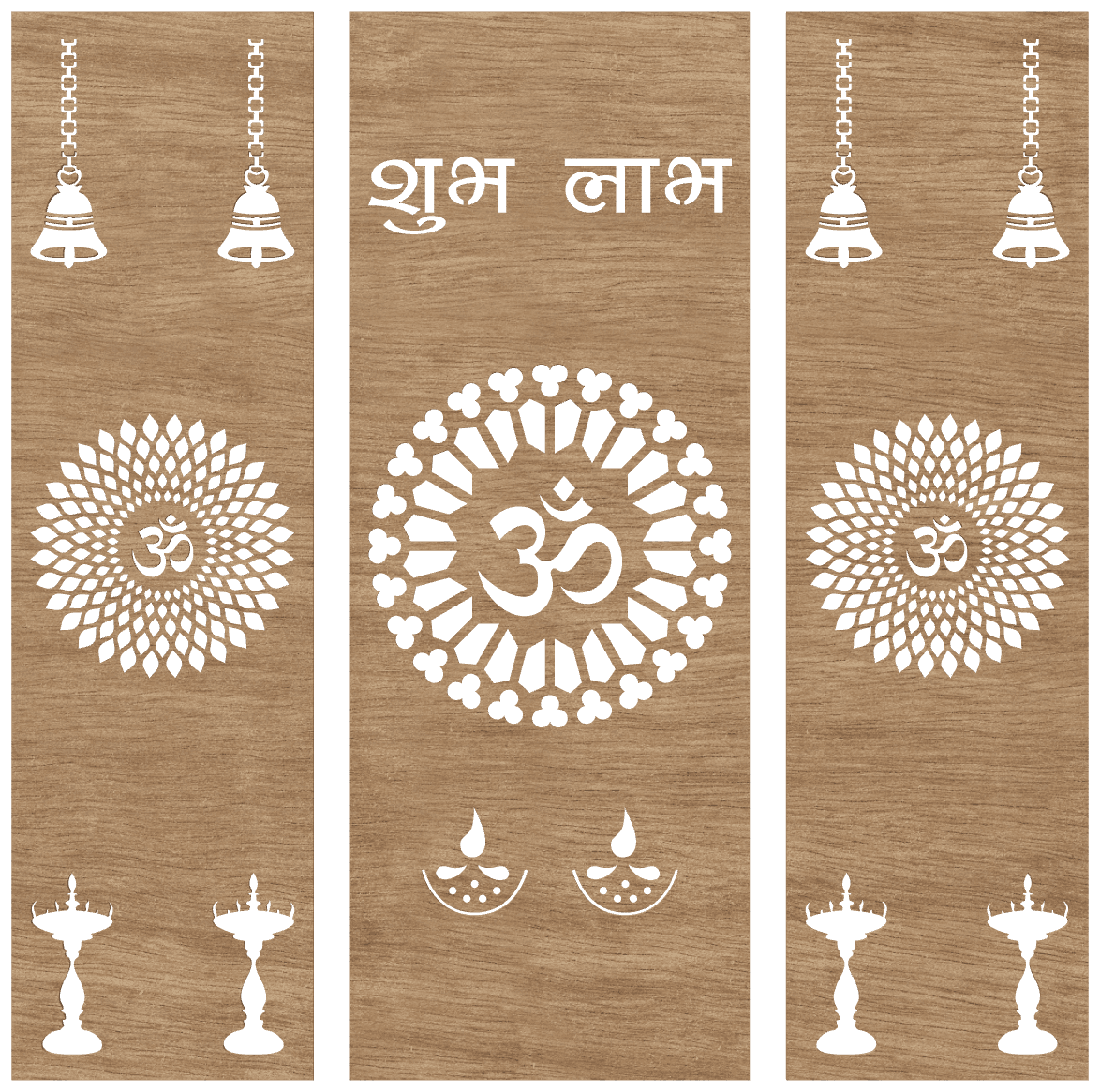 Mandir Side Back Panel Jaldi Design 7 preview